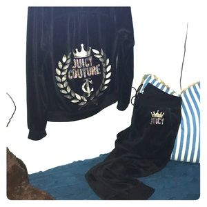 Juicy Couture Velvet Tracksuit w/ Joggers